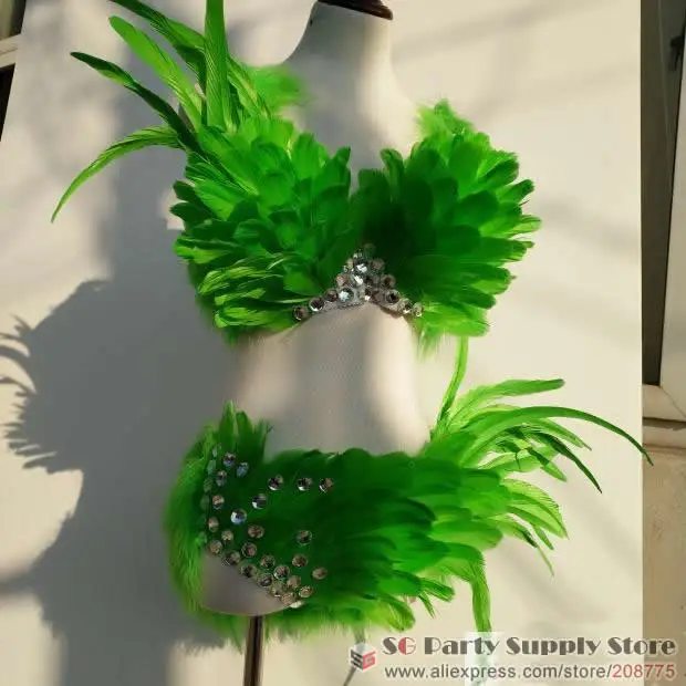 

Cosplay costumes Ladies' cute Sexy feather Bras+Pants photo shooting props stage performance Accessories props beautiful gifts