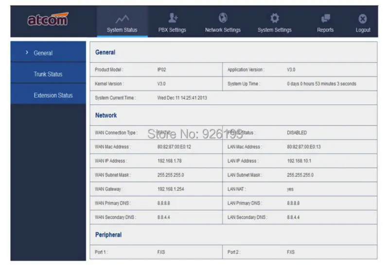 IP02-2O аналоговый багажник Asterisk готов Малый FXS FXO IP PBX с модулем для 2 порты FXO Sup 1~ 2 FXS порты FXO