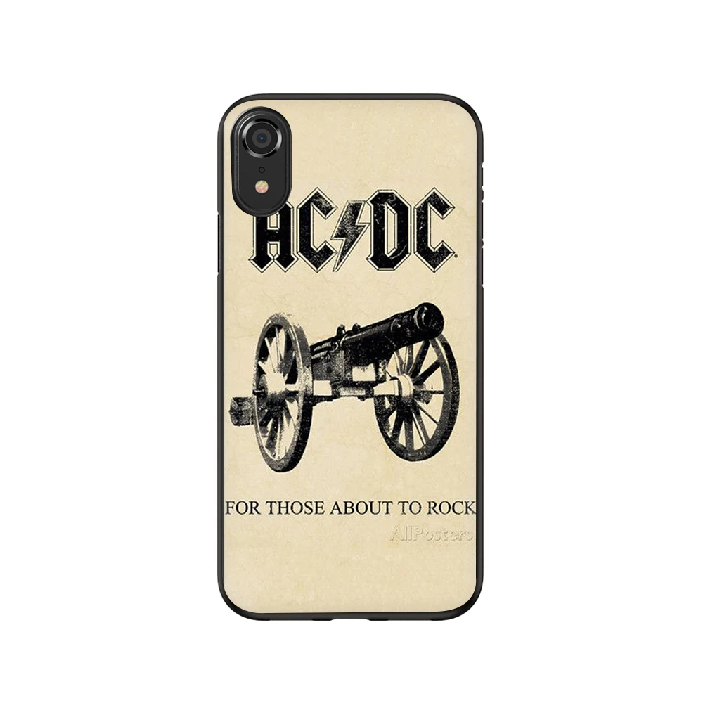 B11 Ac dc acdc ТПУ Мягкий силиконовый чехол-накладка для Apple iPhone 5 5S SE 6 6S 7 8 Plus X XR XS 11 Pro Max - Цвет: B11