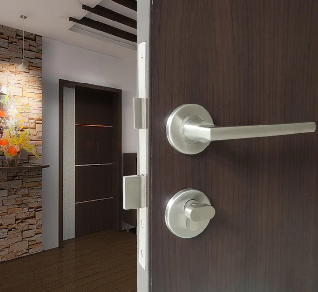 Modern Minimalist High Grade Door Clock Genuine Sus304 Stainless Modern Minimalist High Grade Door Clock Genuine Sus304 Stainless Steel Interior Solid Locks Office Handles Sets In Handlesets From Home