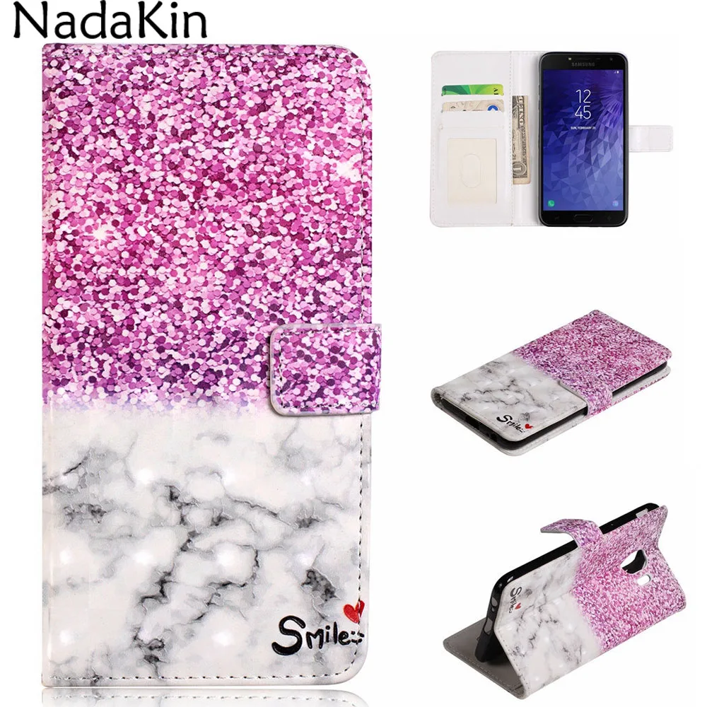 

3D Visual Painted Flip Book Phone Case for Samsung Galaxy J3 J5 J7 2016 2017 EU J4 J6 Plus 2018 Retro Stylish Leather Cover