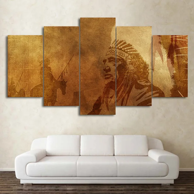Frame-Wall-Art-Home-Decoration-Poster-Canvas-5-Panel-American-Indian-Man-For-Living-Room-Modern.jpg_640x640