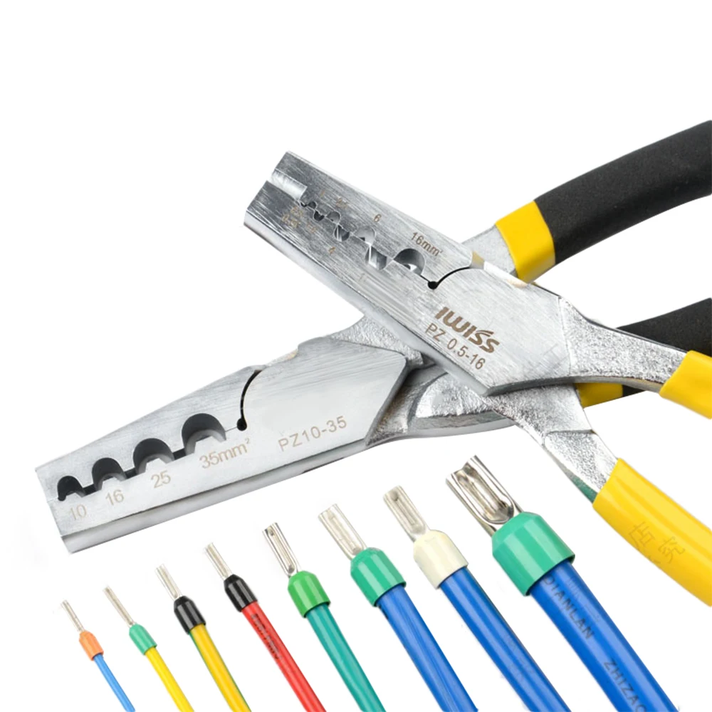 

PZ0.5-16 PZ10-35 CRIMPING PLIER Terminals Crimping Tools Casing Terminal Cold Clamp