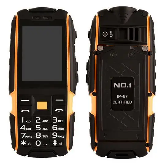 Original DTNO I A9 Russian keyboard IP67 Waterproof shockproof phone Dual SIM Card mobile cell phones