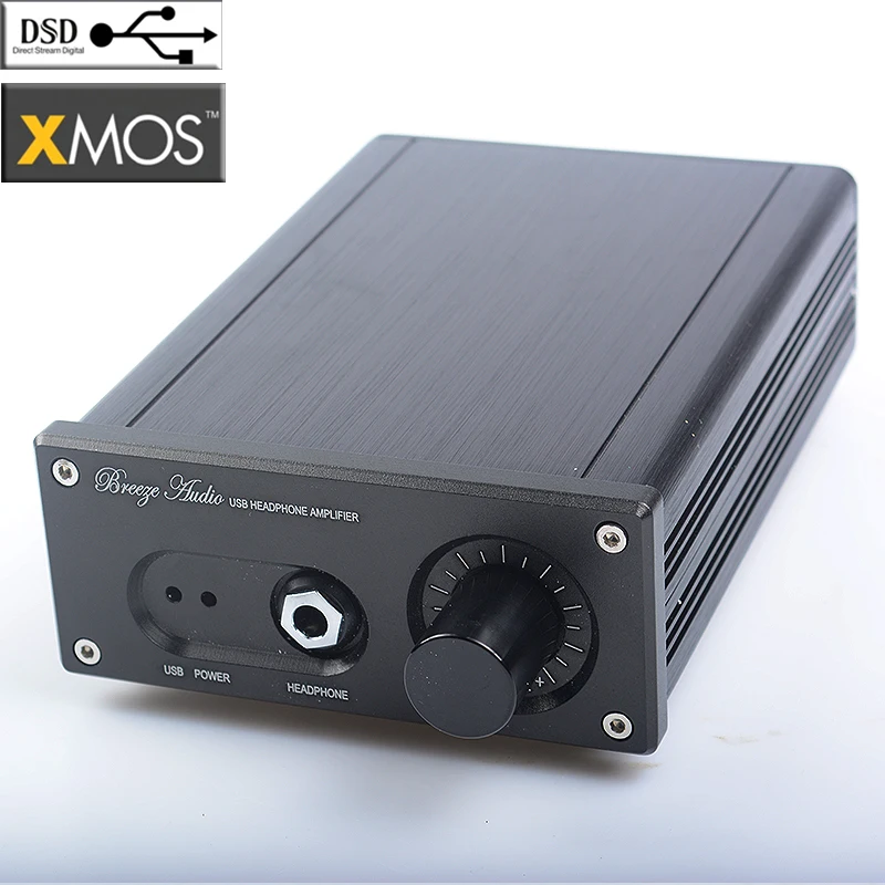 Breeze Audio DSD USB DAC ES9018K2M XMOS U8 OP275 2 LM49860 Class A Earphone Decoder I2S