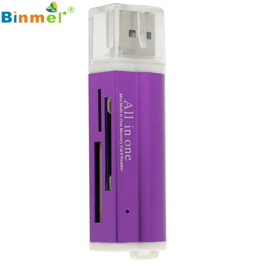 for Micro SD SDHC TF M2 MMC MS PRO DUO All in 1 USB 2.0 Multi Memory Card Reader PP New All in 1