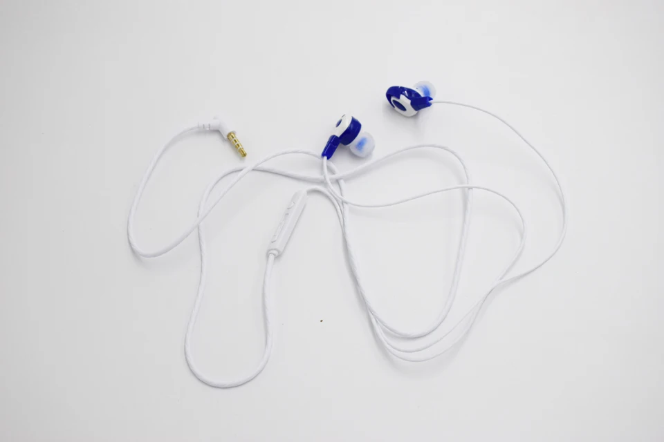 Soulusic 3,5 мм разъем в ухо бас стерео наушники MP3 музыка наушники красочные проводные наушники с микрофоном для iPhone, samsung