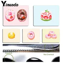 Yinuoda Top qualité rose beignet gâteau haute vitesse nouveau tapis de souris taille pour 18x22 cm 25x29 cm caoutchouc Mousemats(China)