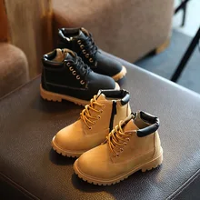 Autumn and winter children ‘s Martin boots men’ s and women ‘s children’ s leather boots students shoes martin boots kids