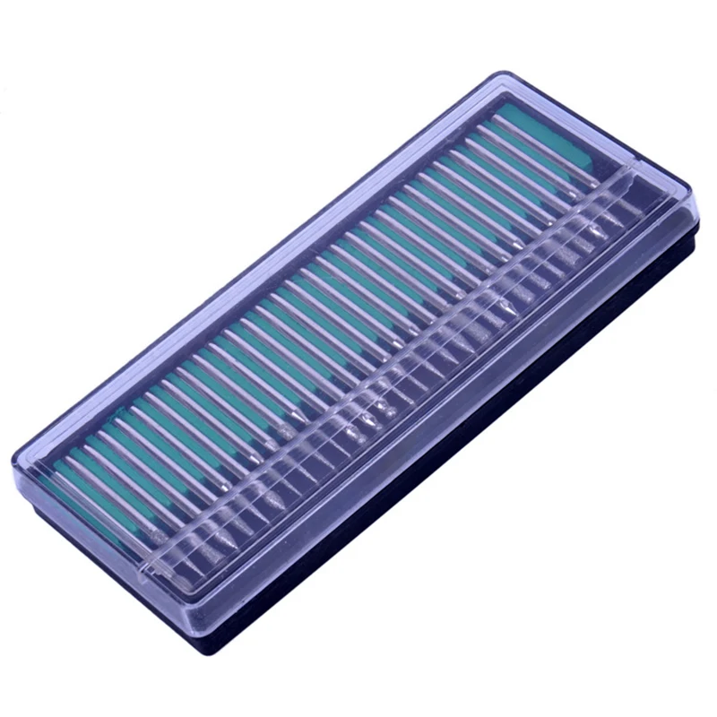 30pc Diamond Burr Bit Set for DREMEL Rotary Tools 3mm Shank Diamond Burr Drill Grinder Bits Tool Dremel Rotary Accessories 30pc Diamond Burr Bit Set for DREMEL Rotary Tools 3mm Shank Diamond Burr Drill Grinder Bits Tool Dremel Rotary Accessories
