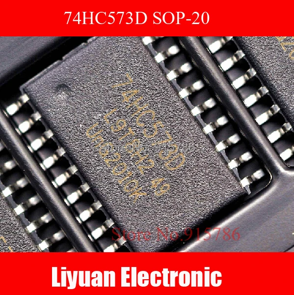Free shipping 20PCS 74HC573D 8way tristate output D type Latches