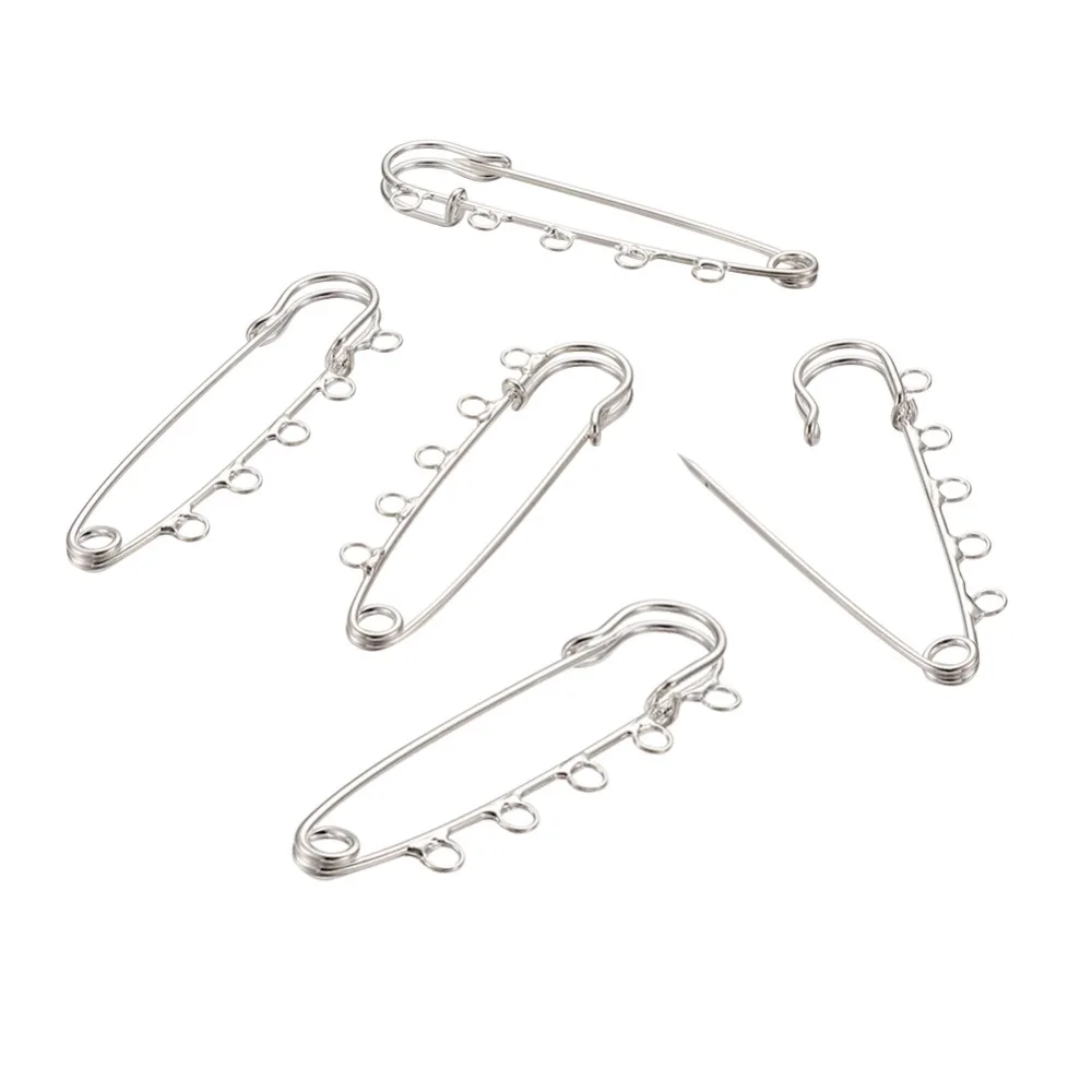 Free Shipping 5 pcs Brass Brooch Fashion Jewelry Findings DIY Brooch