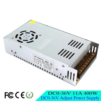 

Single Output Adjustable DC0-36V 11A 400W Switching Power Supply Driver for LED Strip CCTV 3D print 110V 220V AC DC 36V SMPS