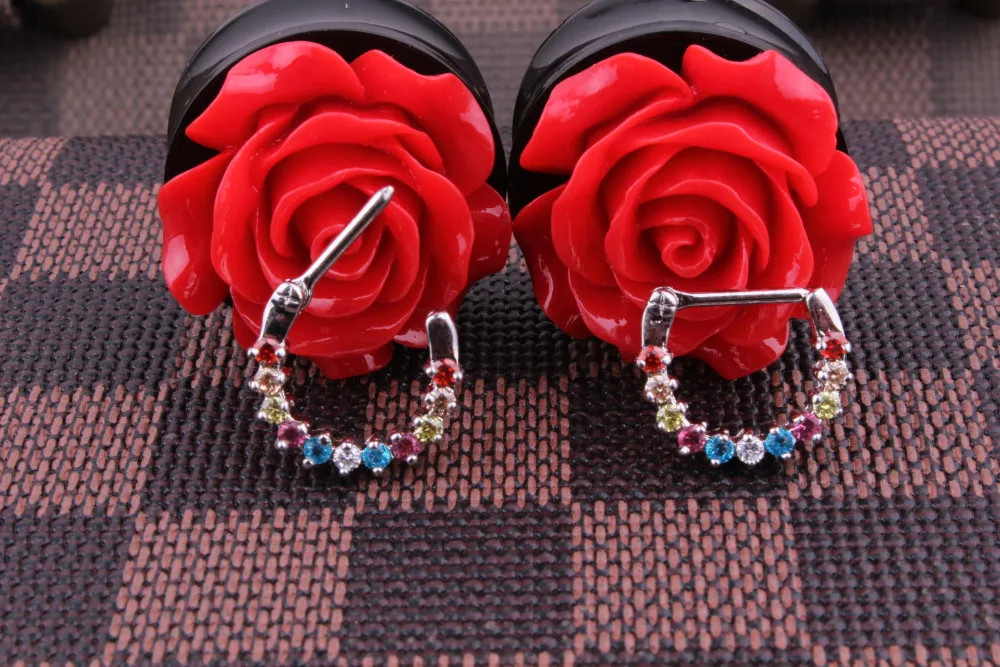 

high quality rainbow color septum clicker ring body jewelry