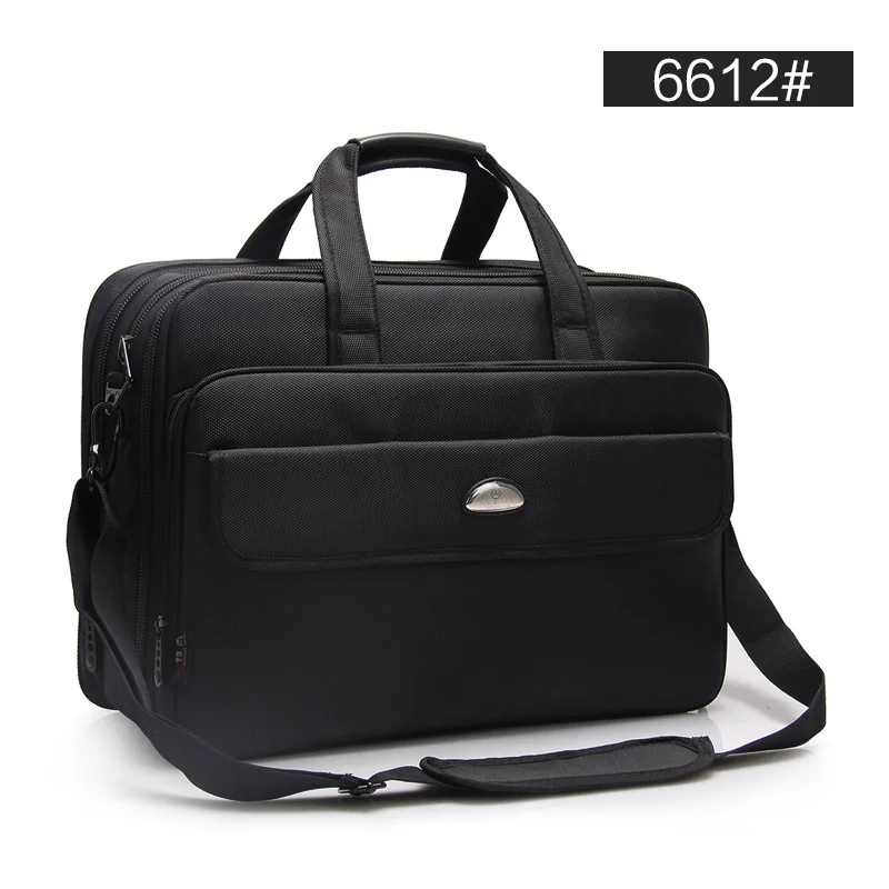 6601 New Fashion Business Man Bag large Capacity Briefcase Oxford Shoulder Bag Handbag Kit Computer Bag Oxford Briefcase - Цвет: 6612