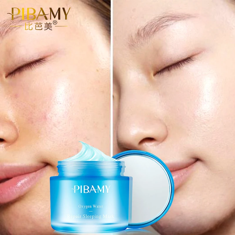 

PIBAMY oxygen water Sleeping Mask Cream No Wash Moisturizing Night Cream Anti Aging Anti Wrinkle Nutrition Face Cream hydrating