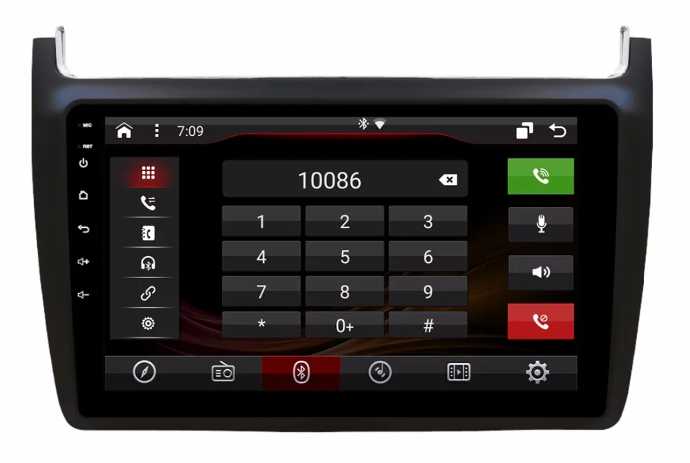 Perfect OTOJETA DSP stereo carplay android 8.1.2 car radio for 2015 2016 Polo navigation Gps Ips screen video player tape recorder 1