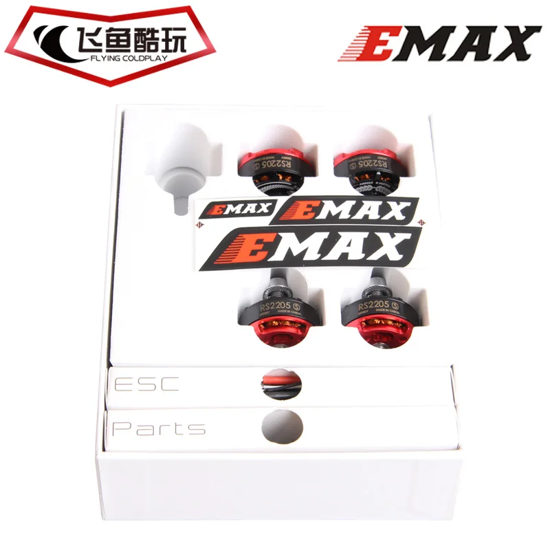 EMAX RS2205 S бесщеточный двигатель Dshot BLS 30A ESC FPV через мощность костюм 4 шт. RS2205S CW + ESC|30a
