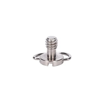 

1/4 Inch Quick Release Plate Screw Folding D-Ring Adapter Screw Tripod Monopod for Mini Tripod Captive