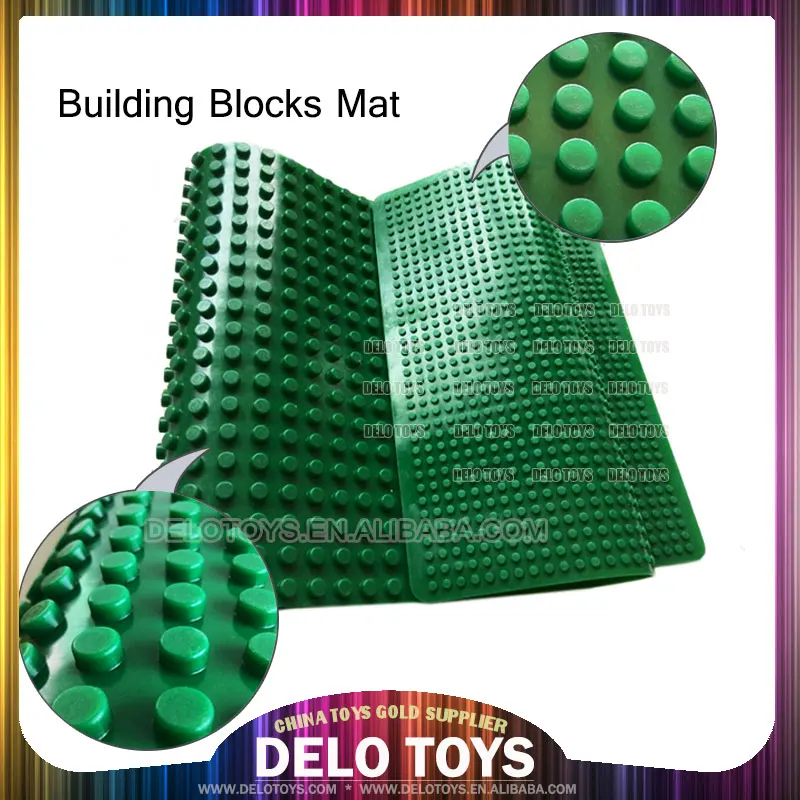 silicone brick building play mat