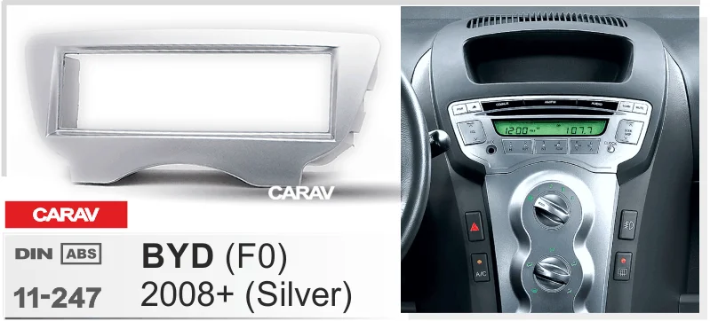 CARAV 11-247 Одежда высшего качества Радио Фризовая для BYD F0/F1 2008+ стерео Фризовая тире CD Обрезать Установка комплект
