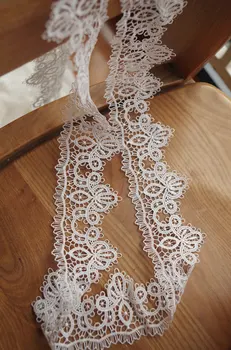 

wedding decoration off white lace trim, bridal lace trimDG097 10yards