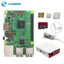 A Raspberry Pi 3 Model B starter kit-pi 3 board / pi 3 case /American standard power supply/16 G memory card /heat sink raspberry pi 3 starter kit raspberry pi 3 case power heat sink for raspberry pi 3
