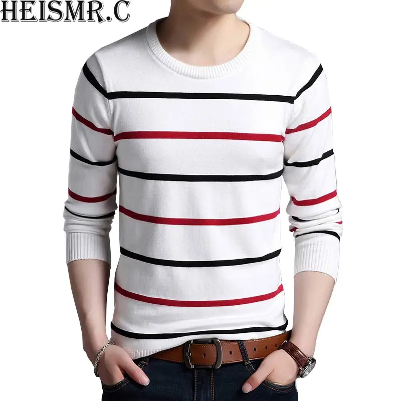 HEISMR.C 2017 New Winter Men'S Sweater Mens Round Neck