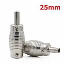 2 шт. 25 мм из нержавеющей стали ручки Нескользящие полированные нержавеющая сталь 304l татуировки Трубы для татуировки пистолет