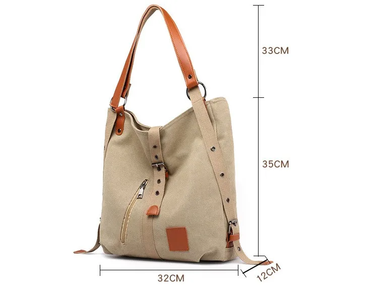 MJ Canvas Women Handbag Simple Design Tote Bag Female Large Capacity Canvas Bucket Shoulder Bag 2018 New Fashion Shopping Bags (2)
