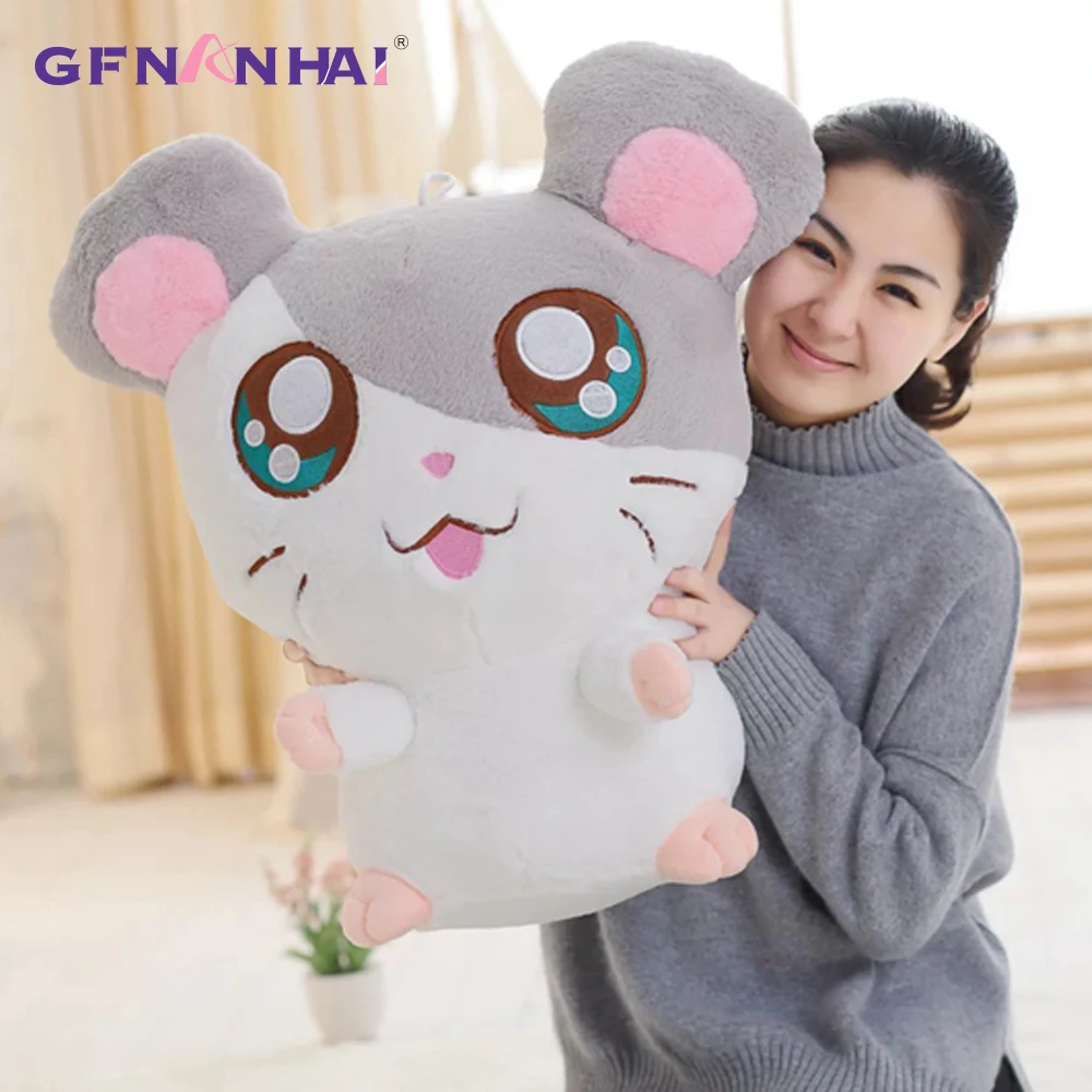 1pc 60cm Hamster Mouse Plush Toy Stuffed Soft Animal Hamtaro Doll Lovely Kids Baby Toy Mickey Mouse Birthday Gift for Children