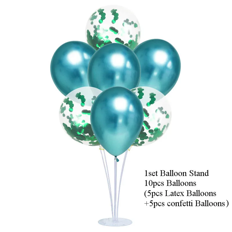 7 трубы подставка для воздушных шаров держатель для шарика Колонка Пластик держатель для воздушных шаров на день рождения Декорации на свадьбу, вечеринку набор воздушных шаров Декор - Цвет: Set 11