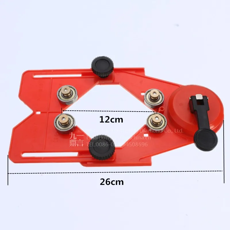 Регулируемое алмазное отверстие локатор сверло плитка стекло отверстие пилы коронка с вакуумной основой Sucker сверло руководство