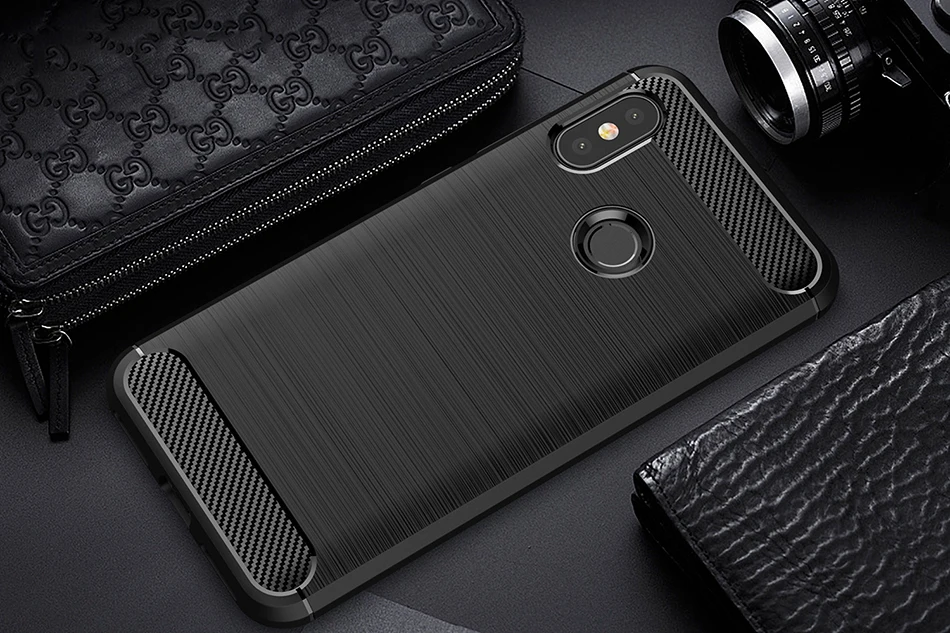 TOMKAS Carbon Fiber Phone Case For Xiaomi Redmi 6 Pro TPU Soft Case For Xiaomi Redmi 6 6A Silicone Cover Coque Fundas Carcasa    (10)