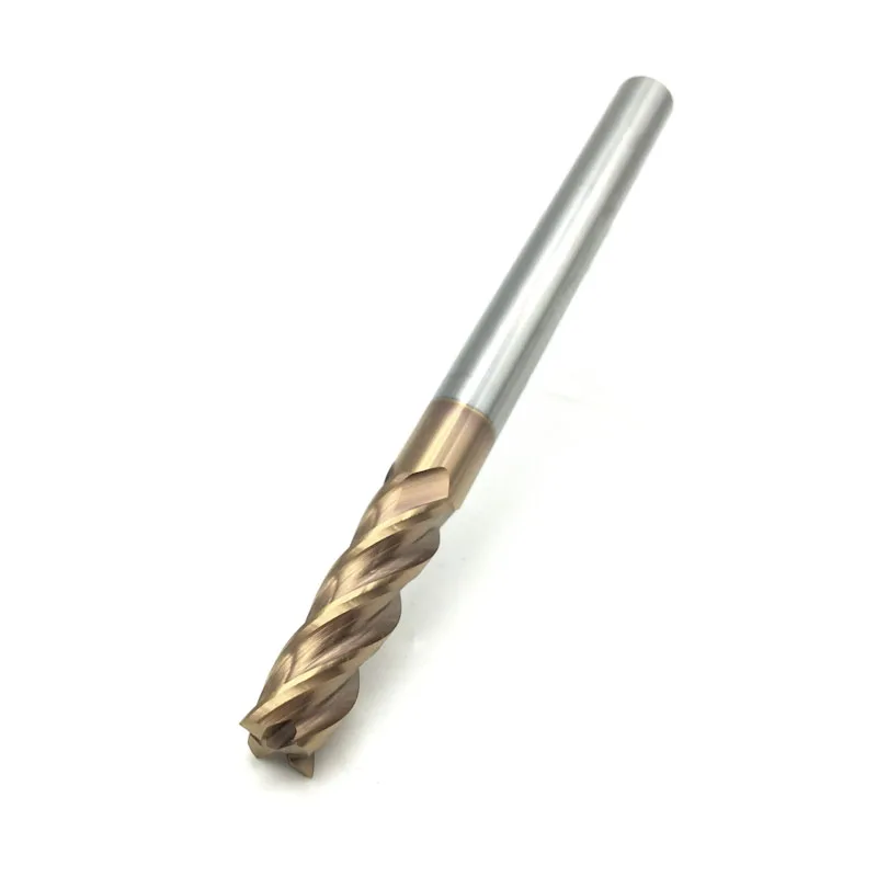 

5Pcs 6mm Diameter HRC60 Carbide End Mill 4 Flutes Total length 75 Machine Milling Cutter Straight Shank Router Bit CNC Tools