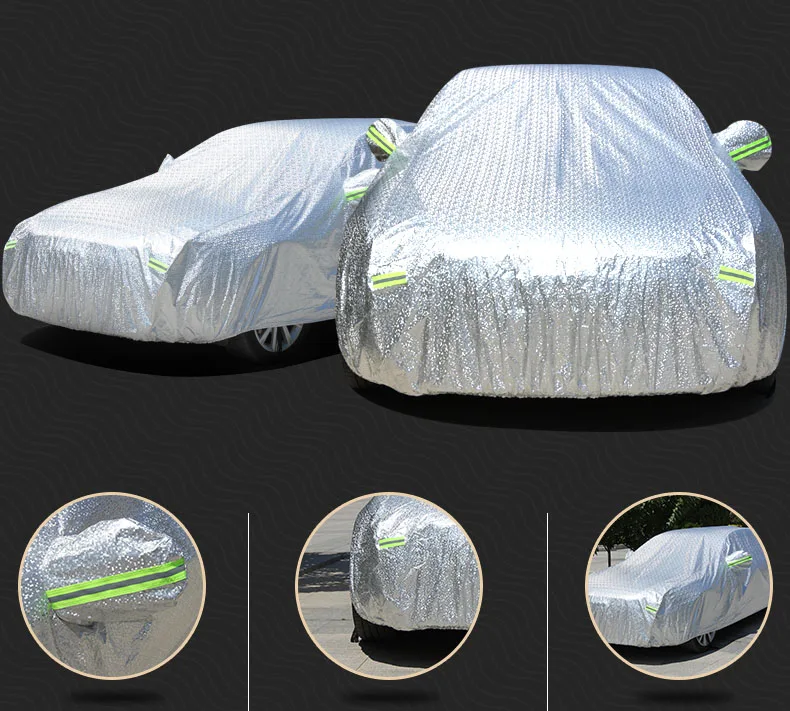Автомобильный чехол из толстой алюминиевой фольги для alfa romeo 159 seat ibiza leon mitsubishi
