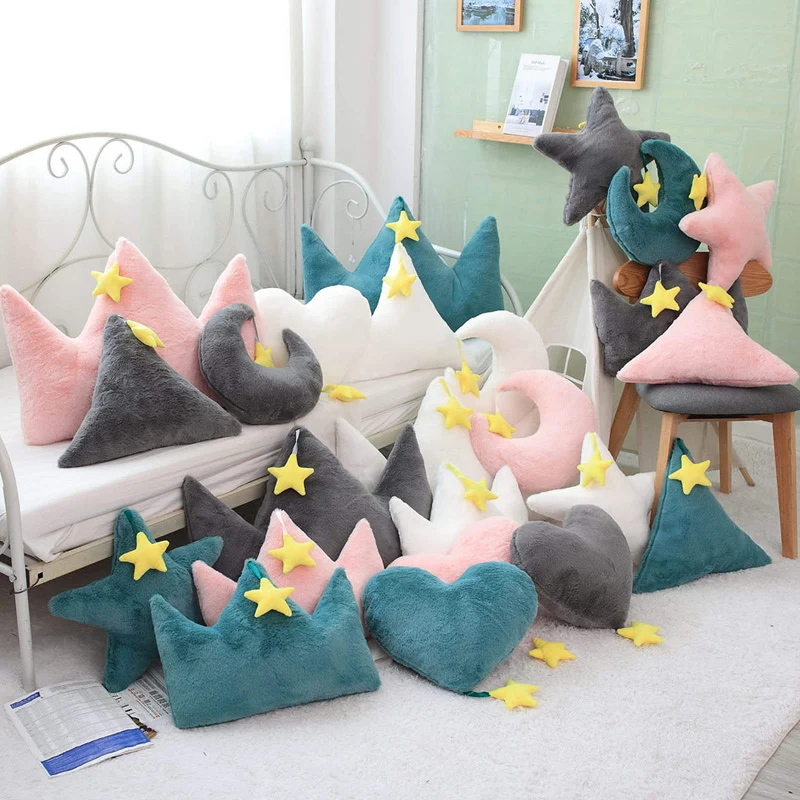 moon shaped pillow for babies
