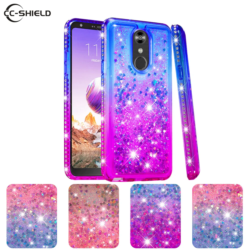 

Quicksand Case for LG Q Stylus Plus Stylus+ QStylus Plus QStylusPlus Alpha Jewelled Phone Case for LG Stylo 4 Stylo4 Soft Cover