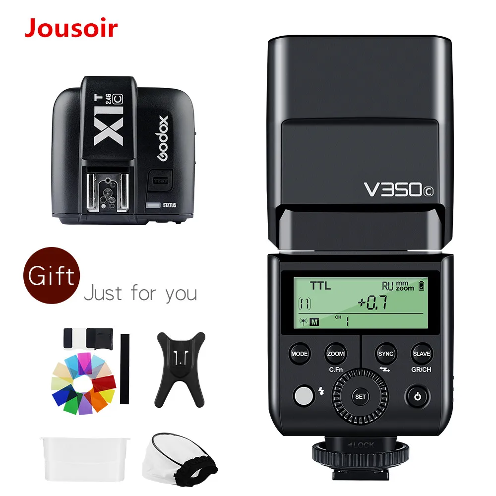 

Godox V350O TTL HSS 1/8000s GN36 0.1~1.7s recycle Camera Speedlite Flash Built-in Lithium Battery for Olympus Panasonic CD50