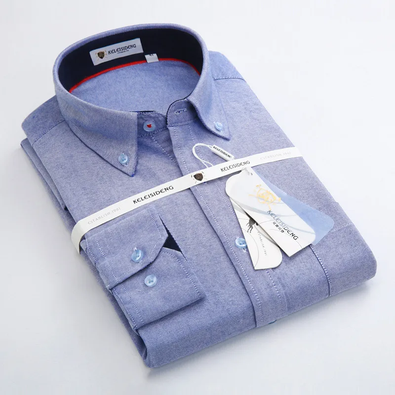 Pure Cotton 100% breathable Men Clothing Soft oxford fabric Shirts for men long sleeve easy care Casual high grade Man's shirt Pure Cotton 100% breathable Men Clothing Soft oxford fabric Shirts for men long sleeve easy care Casual high grade Man's shirt