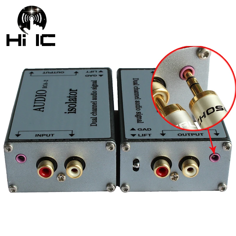 Dual Channel Audio Signal Isolator Transformers Audio Filter Isolation