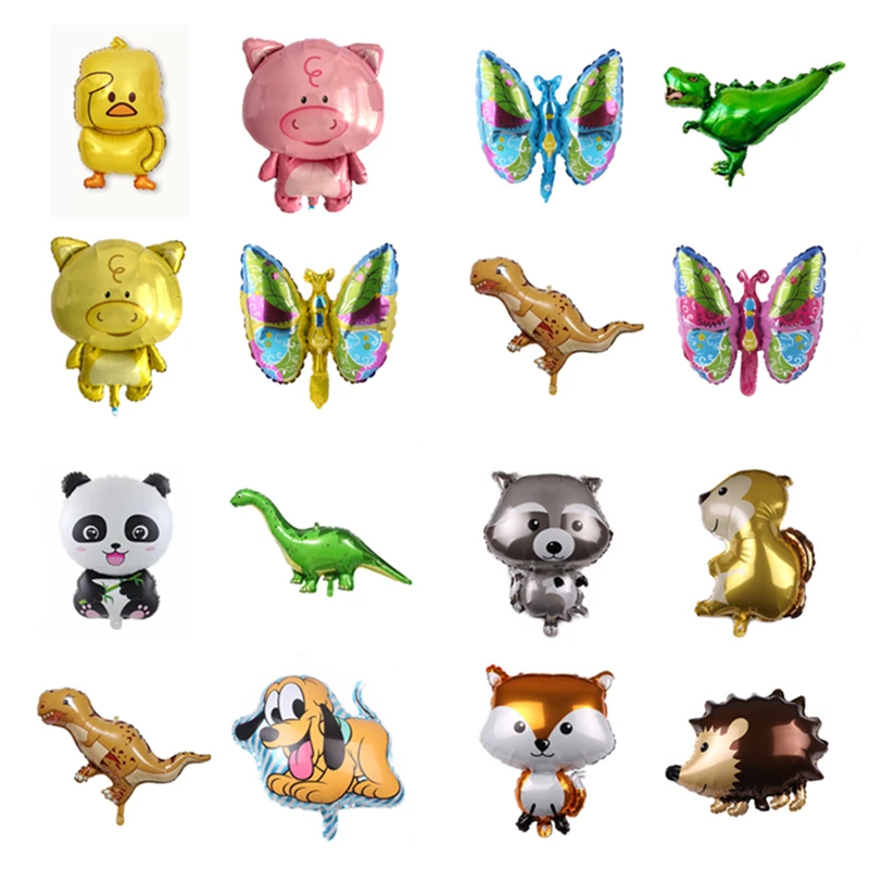 

Cartoon Animal Aluminum Balloon Kids Toy Cute Raccoon Fox Hedgehog Foil Balloon Panda Helium Balons for Baby Children Birthday