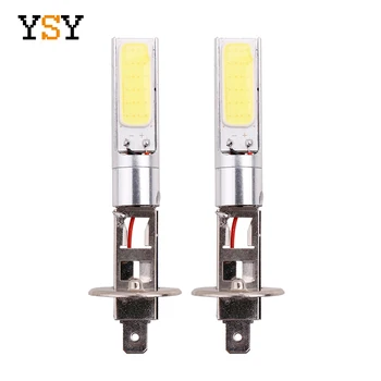 

2pcs Car H1 LED h3 LED 881 h27 10W COB LED Fog Lamp Driving Light Lamp Bulb LED Auto Daytime Running Light DRL 12v White