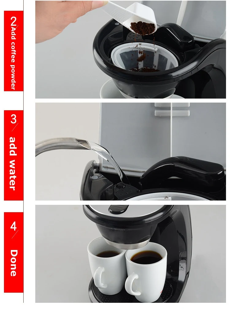 Máquina de Café Cukyi Automático Elétrico Ampulheta Gotejamento Café Americano 110v - 220v Preto 10 Eletrodomésticos