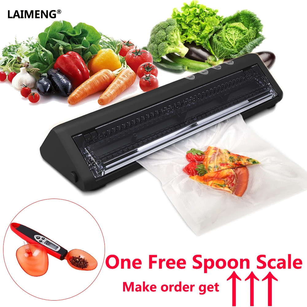 LAIMENG Vacuum Sealer With Free Food Saver Vacuum Package Bags And Free