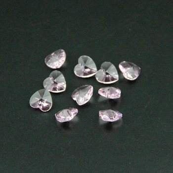 

14mm 1000pcs Pink Hearts Beads With One Hole Fit Jewelry Handmade Free Shipping