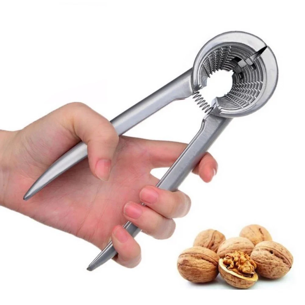 Aluminum Alloy Walnut Crakers Nutcracker Sheller Nut Opener Kitchen