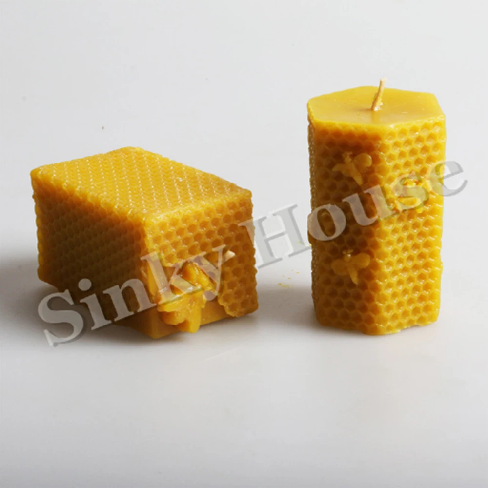 Honeycomb candle silicone mold several geometry candle mold DIY DIY handmade candle mold