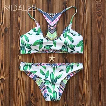 NIDALEE Sexy Micro Bikinis Women Swimsuit Swimwear maillot de bain Halter Brazilian Bikini Set Beach Bathing Suits Swim