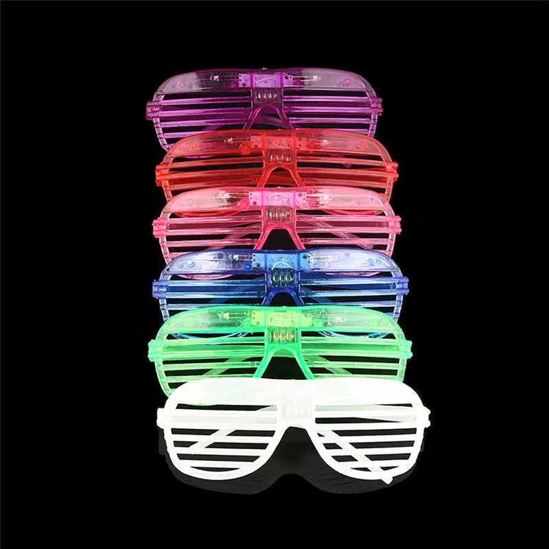 

Kids LED Light Glasses Flashing Luminous Toys for Children Glowing Eye Glasses 15*5cm Plastic Random Color